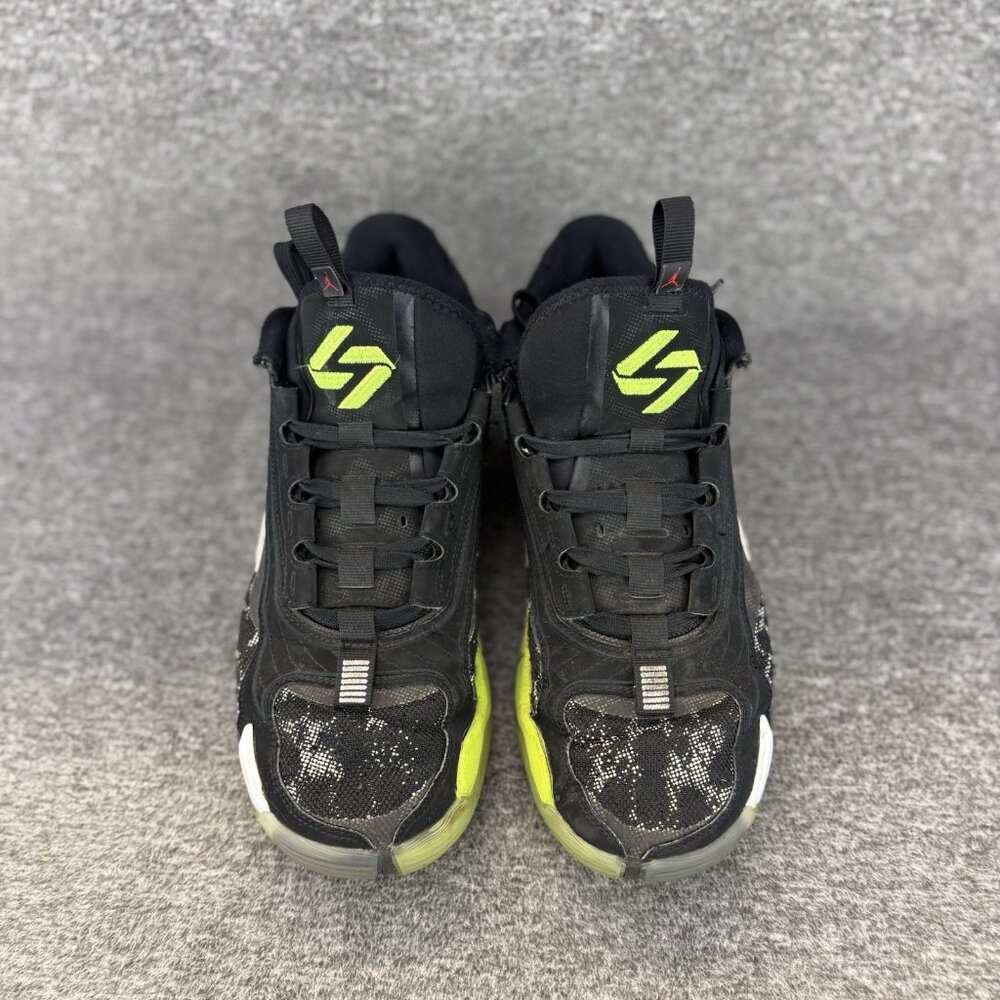 ✅Nike Air Jordan Luka 2 TB Men's Size 9.5 Black Volt Basketball Shoes Sneakers - Picture 6 of 10